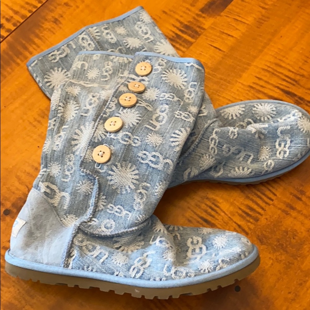 UGG Denim boots, size 7